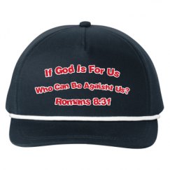 Snapback Five-Panel Rope Hat