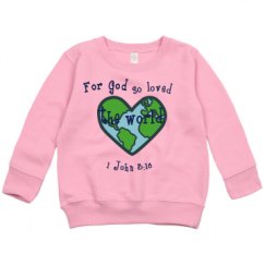 Toddler Crewneck Basic Promo Sweatshirt