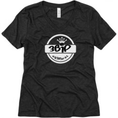 Ladies Relaxed Fit Super Soft Triblend V-Neck Tee