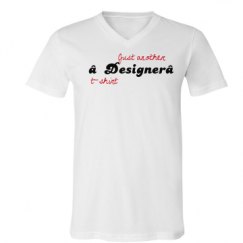 Unisex V-Neck Jersey Tee