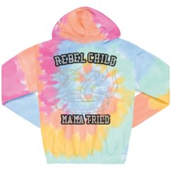 Unisex Tie-Dye Fleece Hoodie