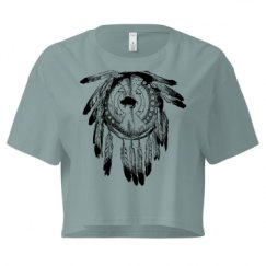 Ladies Festival Cali Crop Top Tee