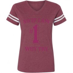 Ladies Relaxed Fit Vintage Sports Tee