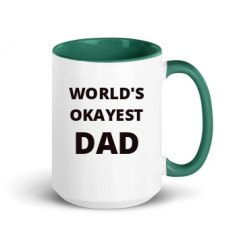 15oz Ceramic Mug with Color Inside