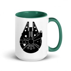 15oz Ceramic Mug with Color Inside