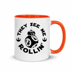 11oz Ceramic Mug with Color Inside