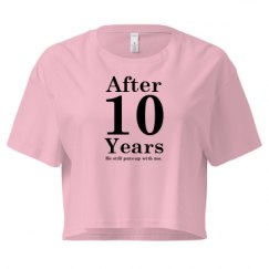 Ladies Festival Cali Crop Top Tee