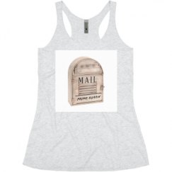 Ladies Slim Fit Super Soft Racerback Triblend Tank