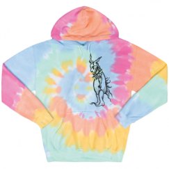 Unisex Tie-Dye Fleece Hoodie