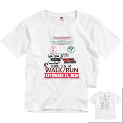 27th Annual WEB Sickle Cell 5k Walk/Run Shirts (Youth)