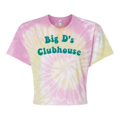 Women's Tie Dye Crop Top Tee