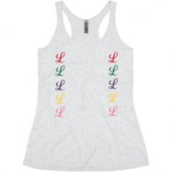 Ladies Slim Fit Super Soft Racerback Triblend Tank