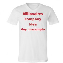 Unisex V-Neck Jersey Tee