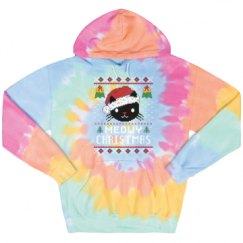Unisex Tie-Dye Fleece Hoodie