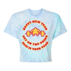 Women's Tie Dye Crop Top Tee