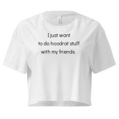 Ladies Festival Cali Crop Top Tee