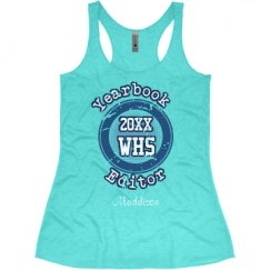 Ladies Slim Fit Super Soft Racerback Triblend Tank