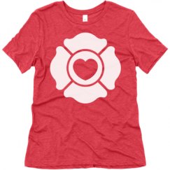 Ladies Relaxed Fit Super Soft Triblend Tee