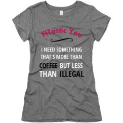 Ladies Slim Fit Super Soft Triblend Tee