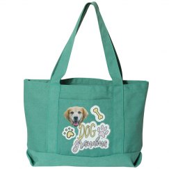 Custom Photo Upload Dog Grandma Tote