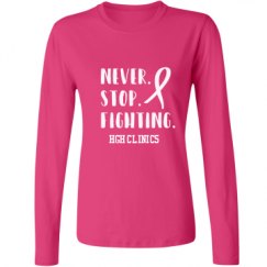 Ladies Relaxed Fit Basic Long Sleeve Tee