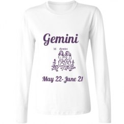 Ladies Relaxed Fit Basic Long Sleeve Tee