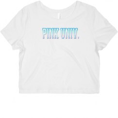 Ladies Slim Fit Crop Top Tee