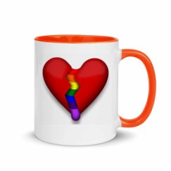 11oz Ceramic Mug with Color Inside