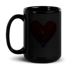 15oz Black Glossy Mug