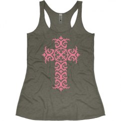 Ladies Slim Fit Super Soft Racerback Triblend Tank
