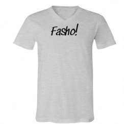 Unisex V-Neck Jersey Tee