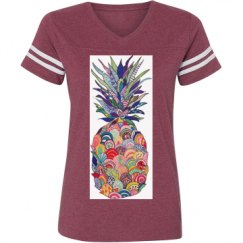 Ladies Relaxed Fit Vintage Sports Tee