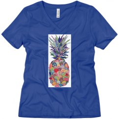 Ladies Relaxed Fit V-Neck Tee