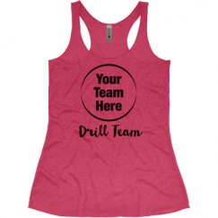 Ladies Slim Fit Super Soft Racerback Triblend Tank