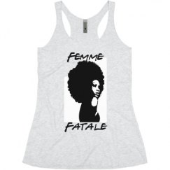 Ladies Slim Fit Super Soft Racerback Triblend Tank