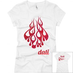 CW DATI FLAME GLIT RED DLD