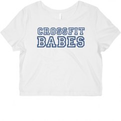 Ladies Slim Fit Crop Top Tee