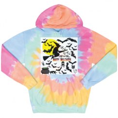 Unisex Tie-Dye Fleece Hoodie