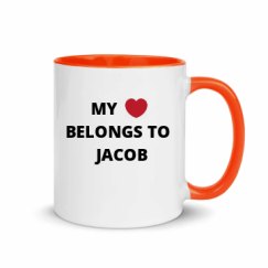 11oz Ceramic Mug with Color Inside