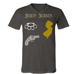 Unisex V-Neck Jersey Tee