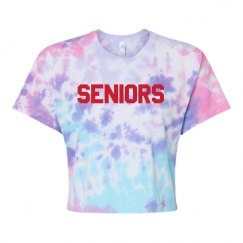 Women's Tie Dye Crop Top Tee