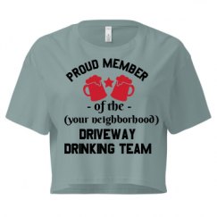 Ladies Festival Cali Crop Top Tee