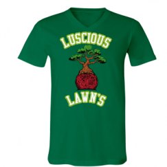 Unisex V-Neck Jersey Tee