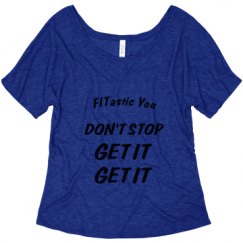 Ladies Flowy Slouchy Tee