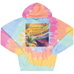Unisex Tie-Dye Fleece Hoodie