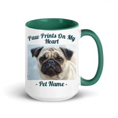 15oz Ceramic Mug with Color Inside