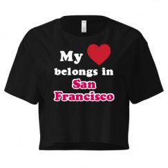 Ladies Festival Cali Crop Top Tee