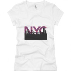 Ladies Slim Fit Basic Promo Jersey Tee
