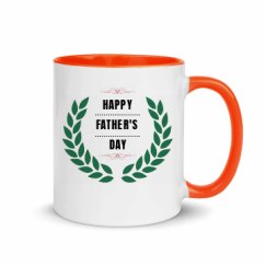 11oz Ceramic Mug with Color Inside