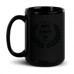 15oz Black Glossy Mug